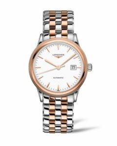 Longines Flagship 40 Stainless Steel - Pink Gold / White / Bracelet L4.984.3.92.7