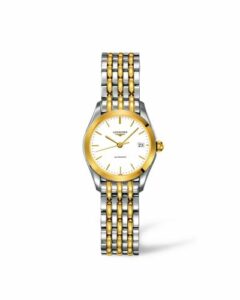 Longines La Grande Classique Automatic 25 Stainless Steel / Yellow Gold PVD / White L4.398.3.12.7