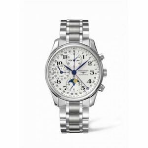 Longines Master Collection 40 Chronograph Calendar Stainless Steel / Silver / Bracelet L2.673.4.78.6