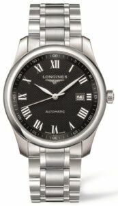 Longines Master Collection 40 Date Stainless Steel / Black Roman / Bracelet L2.793.4.51.6