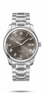 Longines Master Collection 40 Date Stainless Steel / Grey Roman / Bracelet L2.793.4.71.6