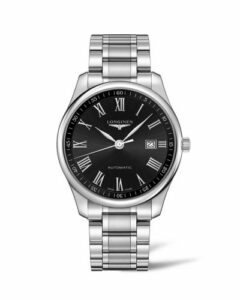 Longines Master Collection 42 Date Stainless Steel / Black - Roman / Bracelet L2.893.4.59.6