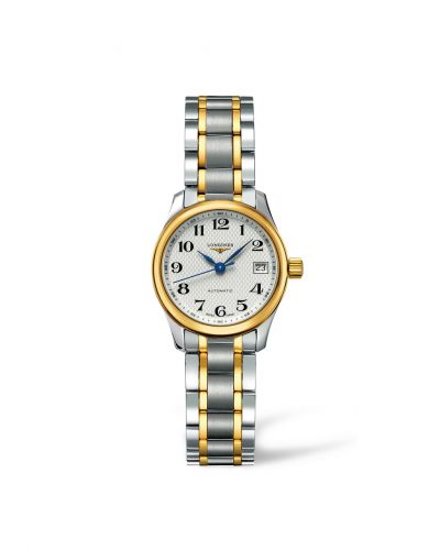 Longines Master Collection Date 25.5 Stainless Steel - Yellow Gold / Silver / Bracelet L2.128.5.78.7