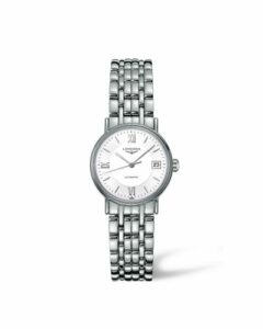 Longines Presence 25.5 Automatic Stainless Steel / White - Mixed / Bracelet L4.321.4.15.6