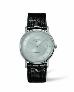 Longines Presence 38.5 Automatic Stainless Steel / Silver / Strap L4.921.4.78.2