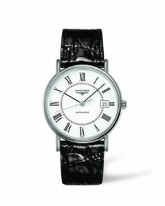 Longines Presence 38.5 Automatic Stainless Steel / White - Roman L4.921.4.11.2