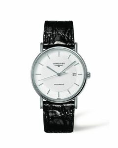 Longines Presence 38.5 Automatic Stainless Steel / White / Strap L4.921.4.18.2