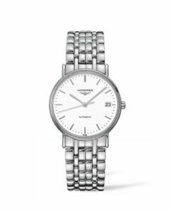 Longines Presence Automatic 34.5mm Stainless Steel / White / Bracelet L4.821.4.12.6