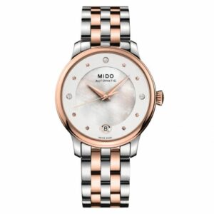 Mido Baroncelli Lady Day Stainless Steel - Rose Gold / MOP / Bracelet M039.207.22.106.00