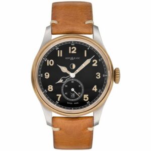 Montblanc 1858 Automatic Dual Time Stainless Steel / Bronze / Black 116479