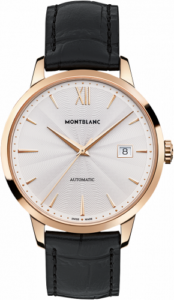 Montblanc Heritage Spirit Date Automatic 39mm Red Gold Guilloche 113705