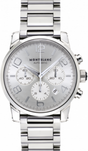 Montblanc Timewalker Chronograph Automatic Silver / Bracelet 9669