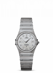 Omega Constellation Automatic 27.5 '95 Stainless Steel / Diamond / Silver Omega 1498.75.00