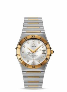 Omega Constellation Automatic 36 Stainless Steel / Yellow Gold / Beijing Olympics 2008 111.20.36.10.52.001