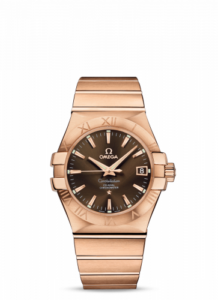 Omega Constellation Co-Axial 35 Red Gold / Brown 123.50.35.20.13.001