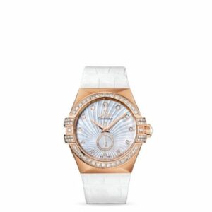 Omega Constellation Co-Axial 35 Small Seconds Red Gold / Diamond / MOP Supernova 123.58.35.20.55.001