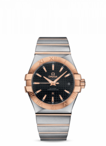 Omega Constellation Co-Axial 35 Stainless Steel / Red Gold / Black 123.20.35.20.01.001