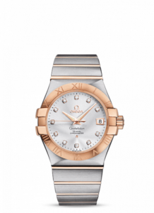 Omega Constellation Co-Axial 35 Stainless Steel / Red Gold / Silver 123.20.35.20.52.001