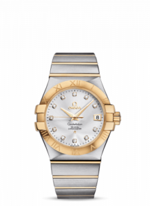 Omega Constellation Co-Axial 35 Stainless Steel / Yellow Gold / Silver 123.20.35.20.52.002