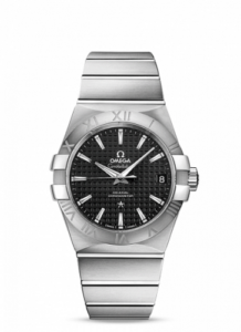 Omega Constellation Co-Axial 38 Stainless Steel / Black 123.10.38.21.01.002