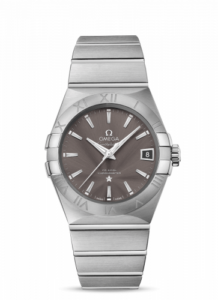 Omega Constellation Co-Axial 38 Stainless Steel / Grey 123.10.38.21.06.001