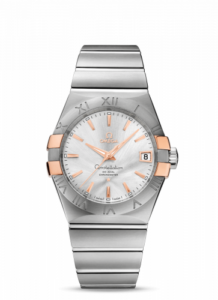 Omega Constellation Co-Axial 38 Stainless Steel / Red Gold / Silver 123.20.38.21.02.004