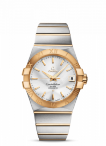 Omega Constellation Co-Axial 38 Stainless Steel / Yellow Gold / Silver 123.20.38.21.02.002