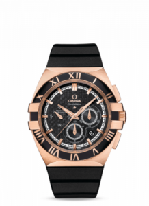 Omega Constellation Co-Axial 41 Chronograph Double Eagle Red Gold / Carbon / Rubber 121.62.41.50.01.001