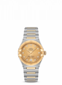 Omega Constellation Manhattan 29 Co-Axial Master Chronometer Stainless Steel / Yellow Gold / Champagne Diamond 131.20.29.20.58.001