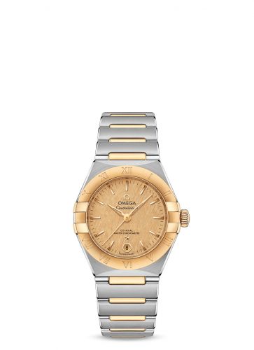 Omega Constellation Manhattan 29 Co-Axial Master Chronometer Stainless Steel / Yellow Gold / Champagne Silk 131.20.29.20.08.001