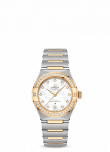 Omega Constellation Manhattan 29 Co-Axial Master Chronometer Stainless Steel / Yellow Gold / MOP / Diamond 131.25.29.20.55.002