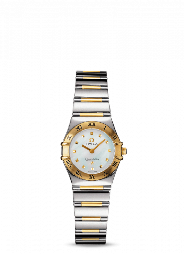 Omega Constellation Quartz 22.5 My Choice Stainless Steel / Yellow Gold / MOP 1361.71.00