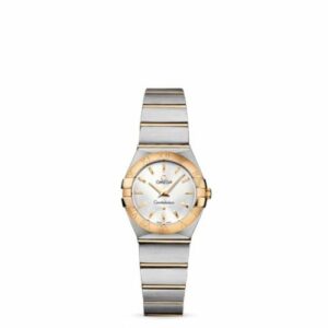 Omega Constellation Quartz 24 Brushed Stainless Steel / Yellow Gold / Silver 123.20.24.60.02.002