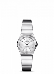Omega Constellation Quartz 24 Polished Stainless Steel / Silver 123.10.24.60.02.002