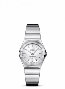 Omega Constellation Quartz 27 Polished Stainless Steel / Silver 123.10.27.60.02.002