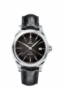 Omega De Ville Co-Axial 38.7 GMT Stainless Steel / Black 4833.51.31