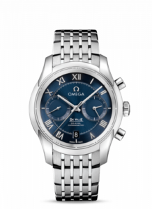 Omega De Ville Co-Axial 42 Chronograph Stainless Steel / Blue / Bracelet 431.10.42.51.03.001