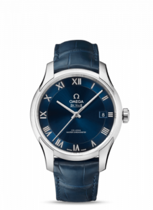 Omega De Ville Hour Vision Master Chronometer Stainless Steel / Blue 433.13.41.21.03.001