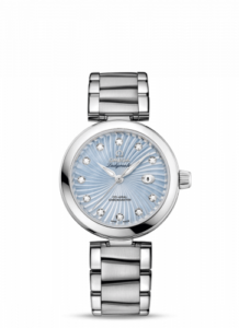 Omega LadyMatic Co-Axial 34 Stainless Steel / Blue MOP / Bracelet 425.30.34.20.57.002