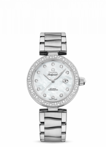 Omega LadyMatic Co-Axial 34 Stainless Steel / Diamond / MOP / Bracelet 425.35.34.20.55.002
