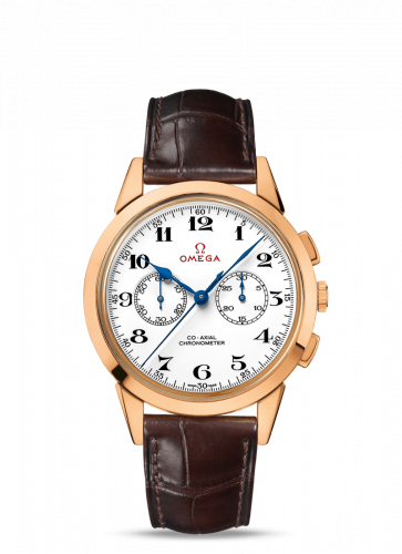 Omega Museum Collection N° 8 Olympic Official Timekeeper Co-Axial Chronograph Pink Gold 522.53.39.50.04.001