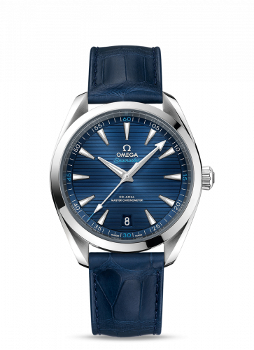 Omega Seamaster Aqua Terra 150M Master Chronometer 41 Stainless Steel / Blue / Alligator 220.13.41.21.03.001