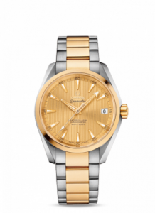 Omega Seamaster Aqua Terra 150M Master Co-Axial 38.5 Stainless Steel / Yellow Gold / Champagne 231.20.39.21.08.001