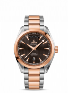 Omega Seamaster Aqua Terra 150m Co-Axial 41.5 Day-Date Stainless Steel / Red Gold / Grey / Bracelet 231.20.42.22.06.001