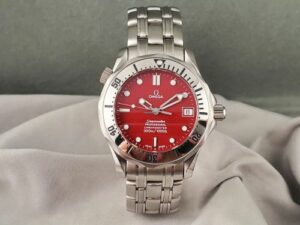 Omega Seamaster Diver 300M Automatic 36.25 Stainless Steel / Red / Bracelet / Marui 2552.61.00