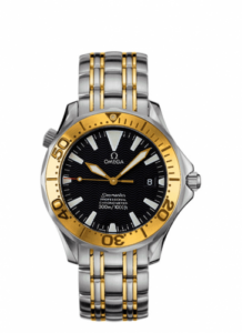 Omega Seamaster Diver 300M Automatic 36.25 Stainless Steel / Yellow Gold / Black / Bracelet 2453.50.00