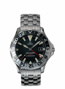 Omega Seamaster Diver 300M Automatic 41 GMT Stainless Steel / Black / Bracelet / 50th Anniversary 2534.50.00