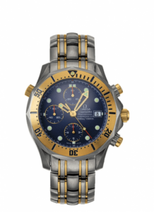 Omega Seamaster Diver 300M Automatic 41.5 Chronograph Titanium / Yellow Gold / Blue / Bracelet 2297.80.00