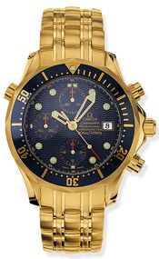 Omega Seamaster Diver 300M Automatic 41.5 Chronograph Yellow Gold / Silver / Bracelet 2198.80.00