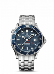 Omega Seamaster Diver 300M Co-Axial 41 GMT Stainless Steel / Blue / Bracelet / SBS 2539.80.00